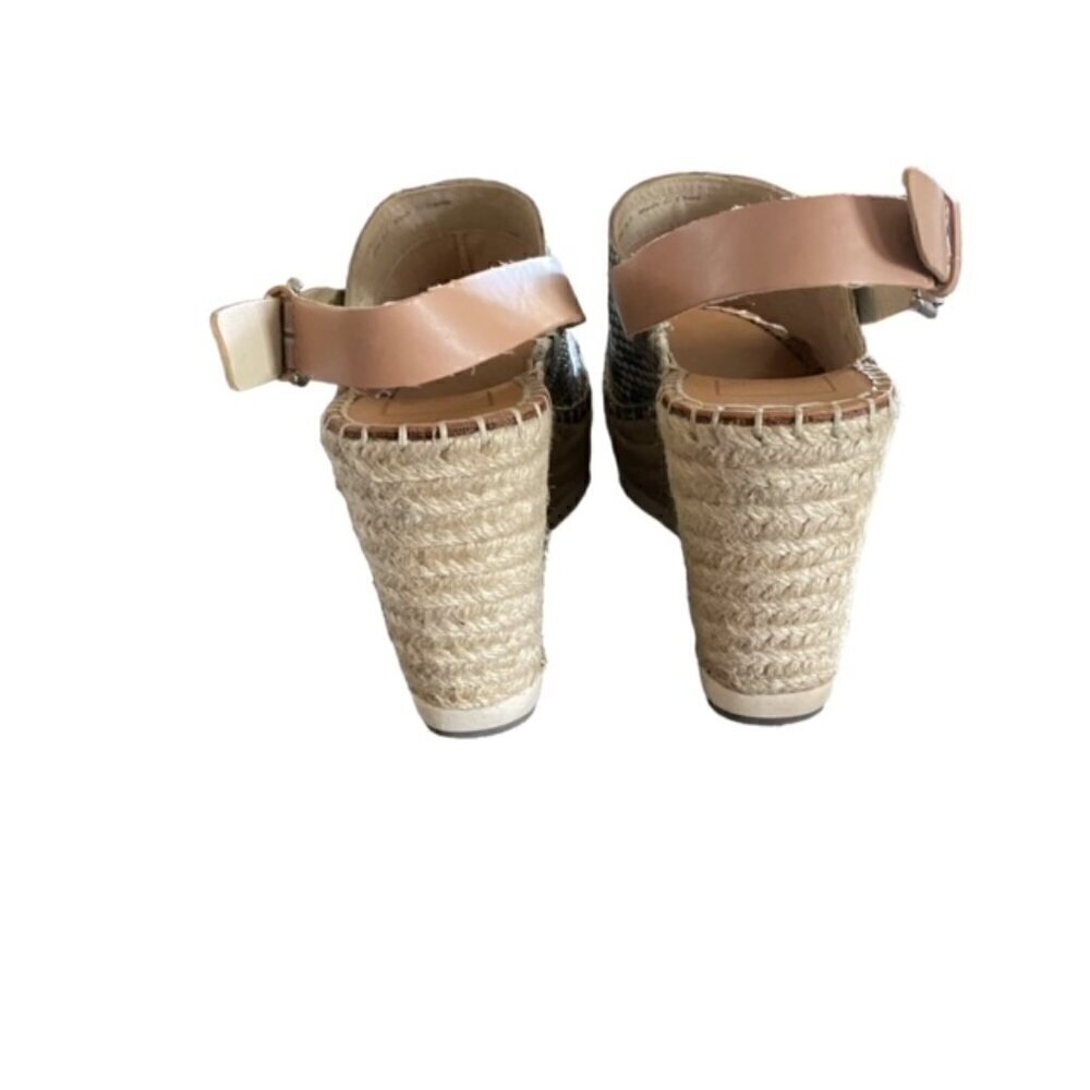 Dolce Vita Snake Print Wedge Sandal 6.5 - Picture 4 of 7